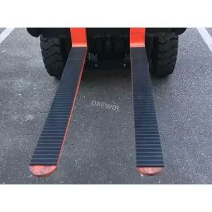 지게발 고무 커버 포크 보호 패드 덧발 지게차 매트