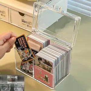 [에스에스_63]포카보관함 수납함 사진 투명 명함케이스