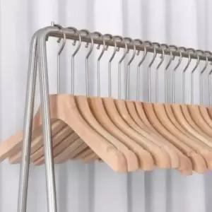 [생활] 옷걸이 원목 논슬립 니트 어깨뿔방지 나무 옷걸이
