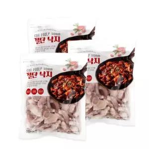 [동방유통] 손질 절단 낙지 500gx3팩