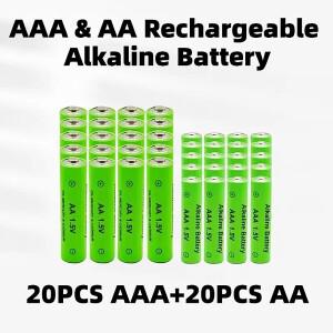 원격 제어 마우스 장난감 게임 컨트롤러 키보드 시계 전자 제품에 대 한 고용량 1.5V AA 충전식 배터리