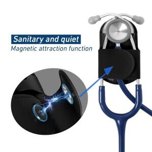 A95I-청진기 홀더 - 스크럽용 자기 클립 의사, 간호사를 위한 Pu 가죽 휴대용