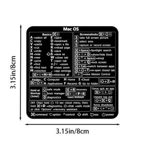 Windows/Mac OS 단축키 노트북 오피스 소프트웨어 방수 스티커