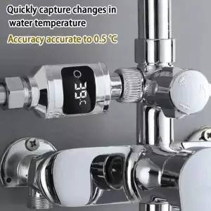 샤워LED온도계 욕실 화장실 수온 샤워 온도계 LED 디지털 디스플레이 아기 목욕 물 실 모니터 수도꼭지