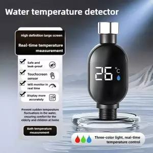 샤워LED온도계 욕실 화장실 수온 샤워 헤드용 LED 디스플레이 1개 물 온도계 아기 목욕 가정 호텔 온도 모