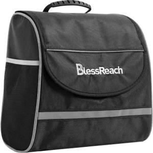 블레스리치 롤링 무릎 보행기 보관 가방 - 반사 스트립과 안전한 포켓이 있는 내구성이 뛰어난 옥스포드 천