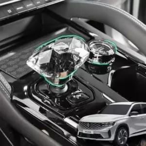 [CAR] 기어봉 조그 다이얼 커버 그랑 콜레오스 차량용 인테리어 액세서리