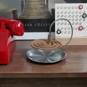 실버 모기향 거치대 연소기 세트