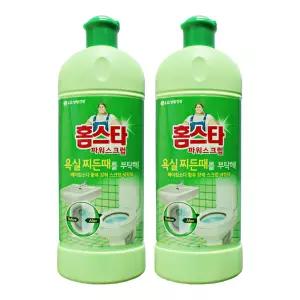 엘지 홈스타 파워스크럽 찌든때를 부탁해 욕실용 세정제 550ml 2개 욕실 변기 찌든때
