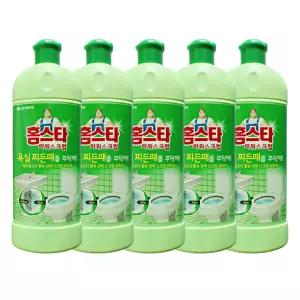 엘지 홈스타 파워스크럽 찌든때를 부탁해 욕실용 세정제 550ml 5개 욕실 변기 찌든때
