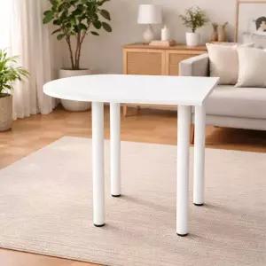 아트박스/가구느낌 하입반원책상 반타원 식탁 거실테이블 800x600