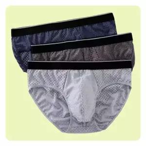 WL 남자 여름 통풍 쿨팬티 시원한 편한 삼각 메쉬 팬티