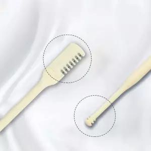 수동 코털 제거기 정리기 트리머 면도기 콧털 깎기 휴대용 남자 여자 안전한 양날 콧털 코털 귀 제거 세트