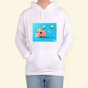 [RIZPICK]후드티 프린팅티셔츠 VR 가상현실 HH