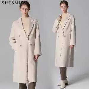 [쉬즈미스][쉬즈미스(SHESMISS)] 울 히든 스냅 버튼 핸드메이드 코트_19192214_5885