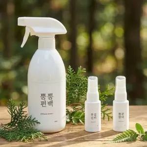 뿜뿜편백 3 편백오일함유 편백수 피톤치드 스프레이 500mL+30mL 2개