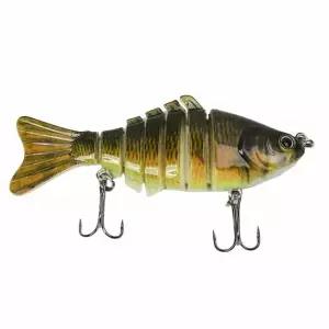 관절형 낚시미끼 루어 낚시용 유연한 7단 조립형