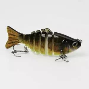 7단 관절형 루어 미끼 배스 우럭 낚시용 선상 광어 송어 농어 전갱이