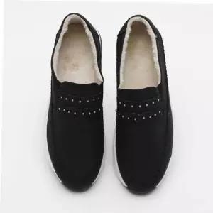 털신 여성 털 운동화 겨울 슈즈 기모안감 방한신발 중년화