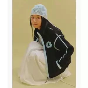 르꼬끄 LECOQ GOLF 여성 배색 포인트 플리스 점퍼 _BLCK GQ322LBL96 GQ322LBL96_BLCK 464301