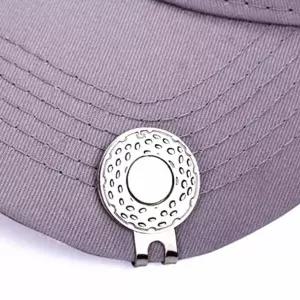 실버 모자 자석 볼마커 골프볼마커 클립