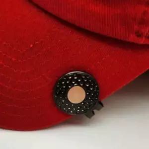 모자 골프볼마커 클립 블랙 볼마커 자석