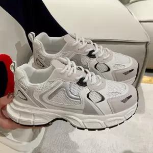 여성 트렌디 배색 키높이 어글리슈즈 메쉬 운동화 캔버스운동화 캔버스화 이쁜신발