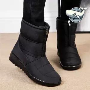 겨울 방한 슬립온 여성 방수 중목 부츠 쾌적한 워커부츠 캐주얼 캐주얼화 캐주얼부츠