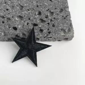 DIY 의류리폼재료 별 와펜 블랙) 와펜 와펜장식 옷리폼 의류리폼 옷장식 와펜스티커