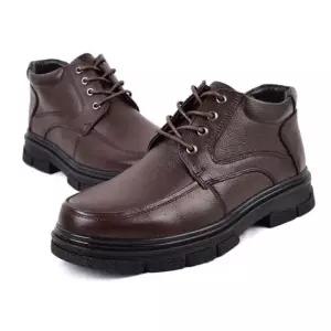 남성 가죽 옆지퍼 털신 방한화 겨울부츠 신사화 구두 남성방한화 남자방한화 패딩슬립온