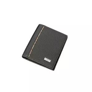남성용 중지갑 블랙 라인-2389 인조가죽 중지갑 남성중지갑 명함지갑
