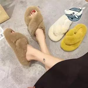 따뜻한 털슬리퍼 겨울용 실내화 여성용 편안한 겨울슬리퍼 여성털슬리퍼 발편한슬리퍼