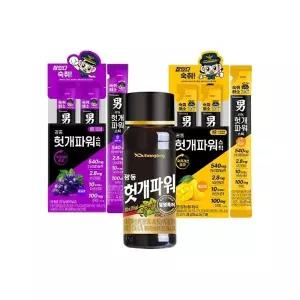 광동 헛개파워 세트 (헛개파워 100ml 10병 + 헛개파워 스틱 포도맛 10개입 + 망고맛 10개입)