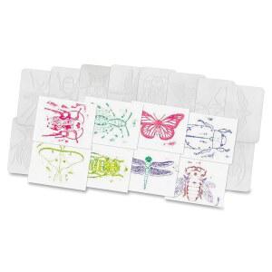 문지르는 접시 - 진정한 곤충; 16개 세트; 아니요, R-5803 (색상은 다를 수 있음)