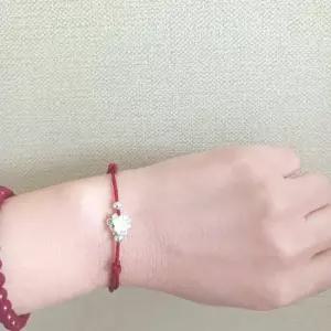 끈길이조절 연꽃 팔찌 발찌 불교용 기념품 친구 선물 단체 불교 실팔찌 길이조절 안정