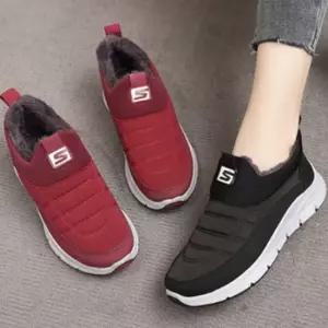 여성 방한화 기모신발 털신발 털단화 여자신발 모카신 털신발 털단화