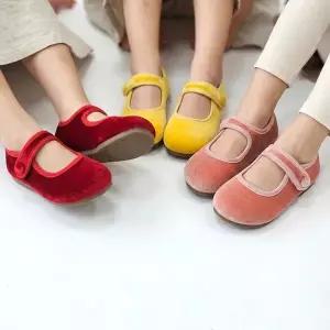 [리틀잼스] 아동 어린이 여아 벨벳 메리제인 구두 신발 kd235