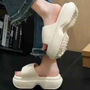 구름 통굽 슬리퍼 푹신한 웨이브 키높이 여름 데일리 통굽슬리퍼 푹신한슬리퍼