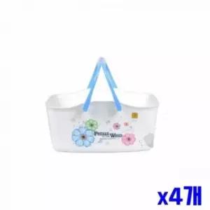 [SBD] 접이식 손잡이형 샤워바구니 정리함 목욕바구니 4개 소형