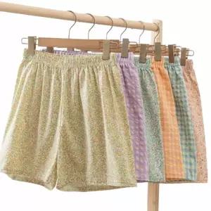 [라일리여성언더웨어] Rly 여성 면 파자마 사각팬티 여자여름면잠옷 여성잠옷