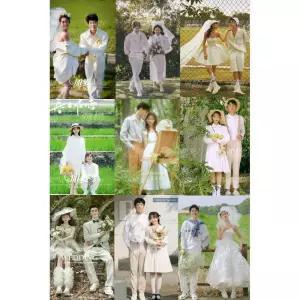 촬영의상 커플 야외 커플 스냅촬영의상 웨딩룩