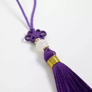 노리개 키링 퍼플 전통장신구 차키링