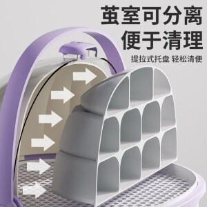 달팽이집 교육 곤충 학습을위한 A. 공간 옐로우 상자 무증정 뽕잎이 D0LD