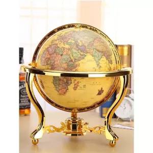 엔틱 사무실 우드 빈 서재 지구본 리 장