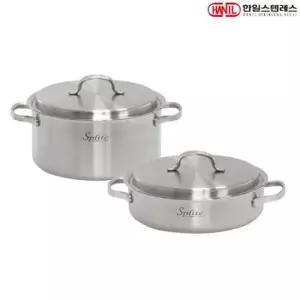 한일스텐레스 스플릿 통5중 인덕션 2종(24+24전)