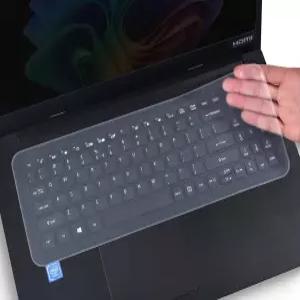 범용 키보드 커버 스킨 1717.3인치 노트북ASUS Dell Lenovo 등 초박형 실리콘 프로텍터 방수 보호 14.45 x