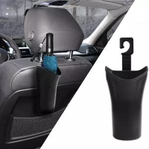 우산 홀더 쓰레기통 헤드레스트 후크가 있는 다목적 차량 보관함 방수 SUV 트럭 액세서리 포함 크리뭄