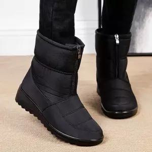[라일리] Rly 여성 겨울 방수 스노우부츠 집업 방한 지퍼 부츠