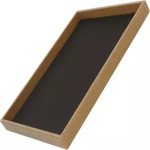 내구성이 뛰어난 빌드와 부드러운 마감을 갖춘 리칸 가죽 트레이 책상 종이 업무 공간 정리를 위한