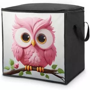 지퍼와 손잡이가 달린 편안한 침구류 담요 정리함 두꺼운 통기성 가방 옷장 침대 밑 수납함 70리터